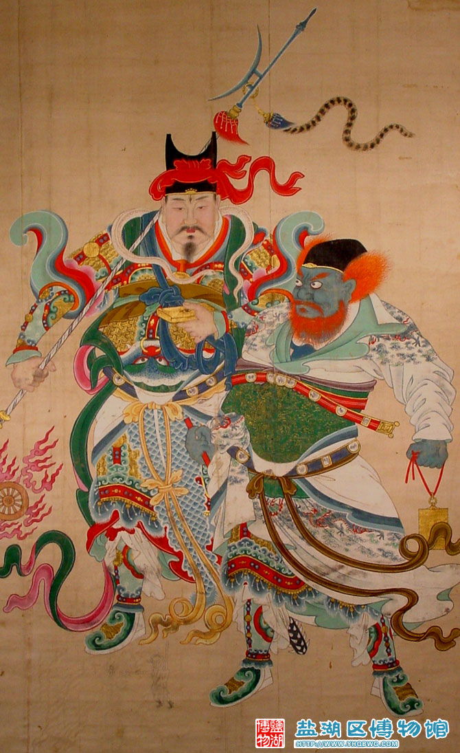 清左监坛水陆画轴